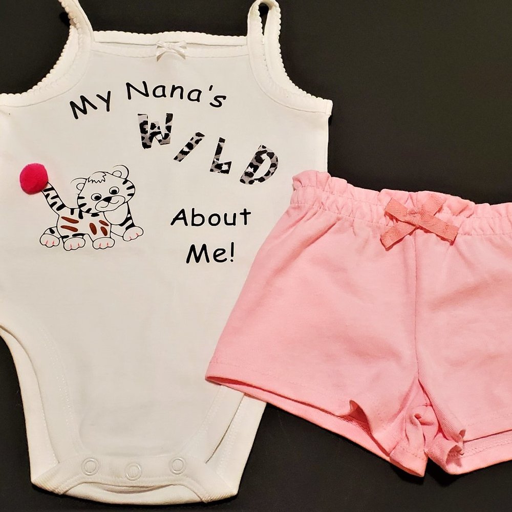 Girls Novelty Onesie Tank/Short Set